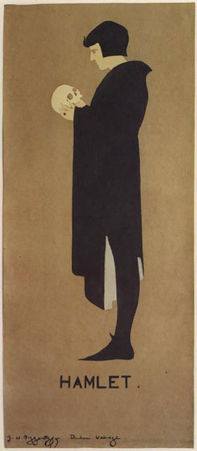 Hamlet poster by J and W Beggarstaff